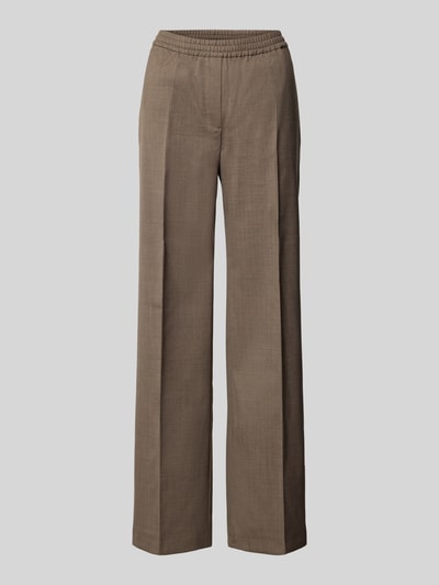 Weekend Max Mara Bundfaltenhose mit weitem Bein Mittelbraun 1
