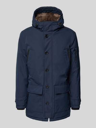 Tom Tailor Regular Fit Parka mit Kapuze Dunkelblau 2