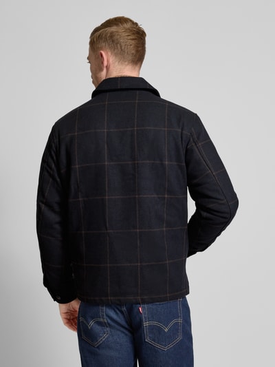 Jack & Jones Premium Regular fit overhemdjack met kentkraag, model 'CARTER' Donkerblauw - 5