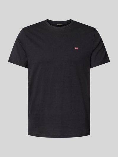 Napapijri T-Shirt mit Label-Stitching Black 2