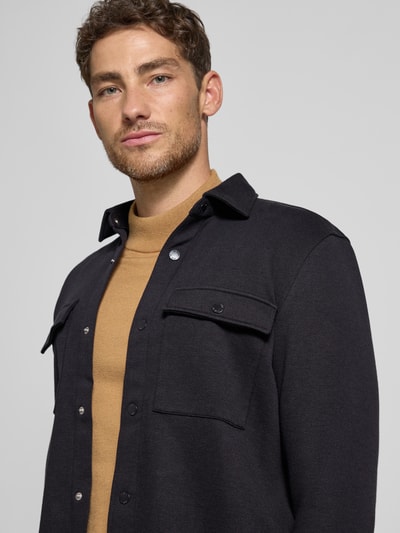 MCNEAL Overhemdjack met drukknoopsluiting Zwart - 3