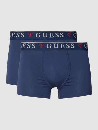 Guess Boxershort met elastische band in een set van 3 stuks, model 'BRIAN HERO' Marineblauw - 1