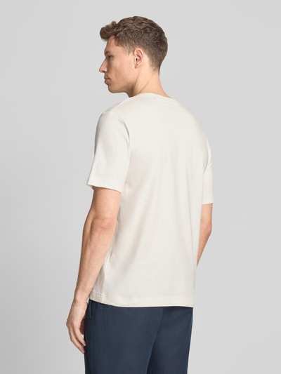 Marc O'Polo t-shirt o kroju regular fit z czystej bawełny Złamany biały 5