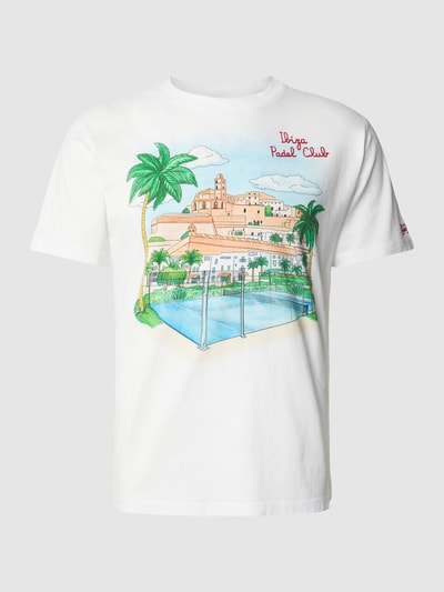 MC2 Saint Barth T-Shirt mit Motiv-Print Weiss 1