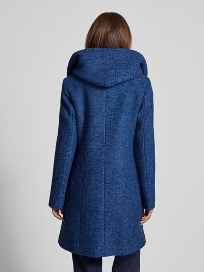 Milo Coats Mantel mit Stehkragen Modell 'Stella' Blau 5