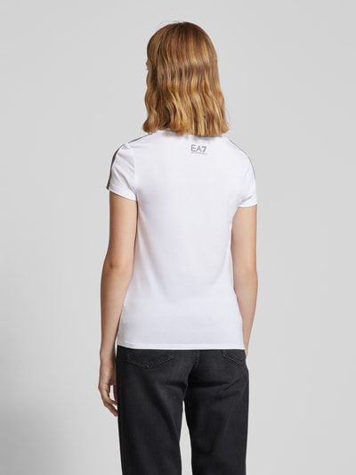 EA7 Emporio Armani T-shirt met ronde hals Wit - 5