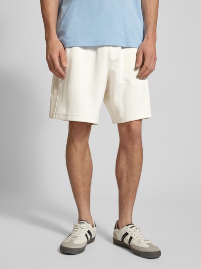 Calvin Klein Jeans Regular Fit Shorts mit angedeutetem Eingriff Offwhite 4