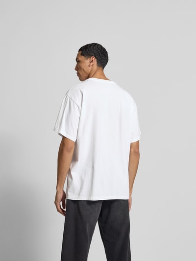 MM6 Maison Margiela T-Shirt mit Label-Print Weiss 5