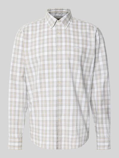 BOSS Orange Regular Fit Freizeithemd aus Baumwoll-Viskose-Mix Modell 'Ricoplus_M' Weiss 1