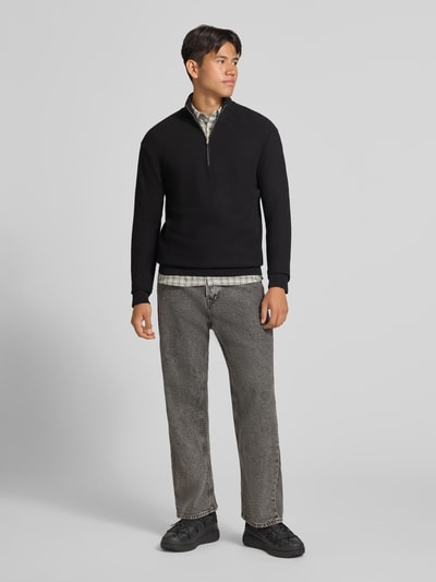 ONLY & SONS Regular Fit Pullover aus reiner Baumwolle Modell 'TONY' Black 1