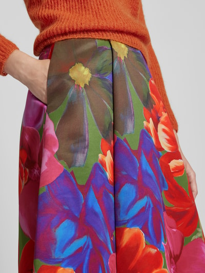 Ted Baker Midirok met naadritssluiting opzij, model 'JORALEE' Felroze - 3