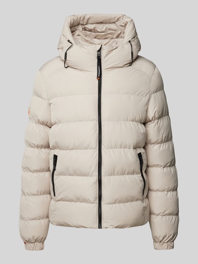 Superdry Steppjacke mit Reißverschlusstaschen Offwhite 2