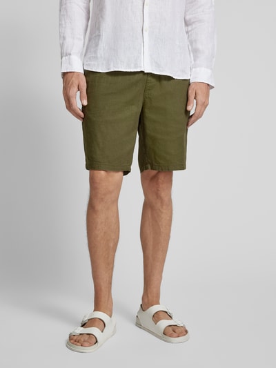 Matinique Shorts mit elastischem Bund Modell 'barton' Khaki 4