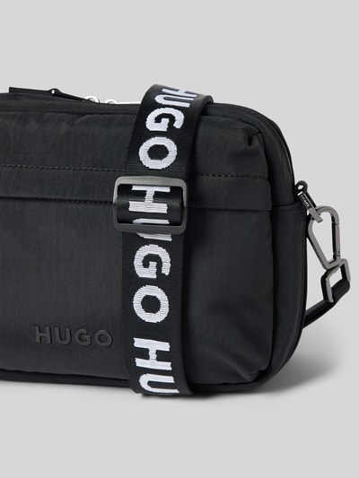 HUGO CLASSIFICATION Umhängetasche mit Logo-Print Modell 'Luka' Black 3