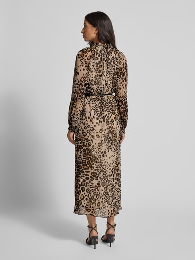 Marc Cain Midikleid aus reiner Viskose Camel 5