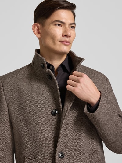 bugatti Mantel mit Stehkragen Beige 3