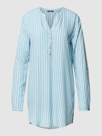 Montego Blouseshirt met all-over motief Lagune - 2