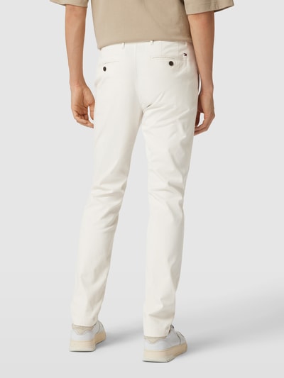 Tommy Hilfiger Pants Chino met Franse steekzakken, model 'DENTON' Ecru - 5