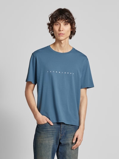 Jack & Jones T-Shirt mit Label-Print Modell 'STAR' Ocean 4