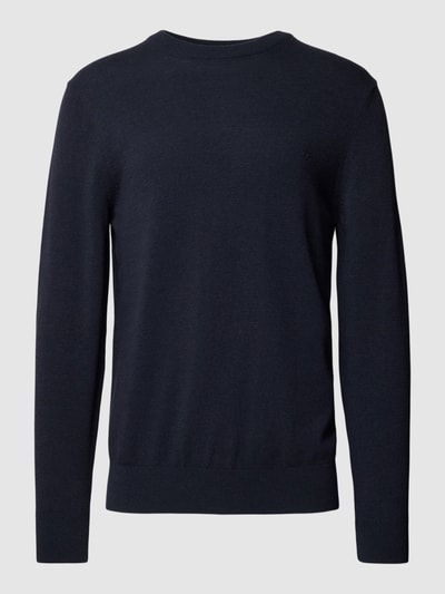 Marc O'Polo Gebreide pullover met ronde hals Marineblauw - 2