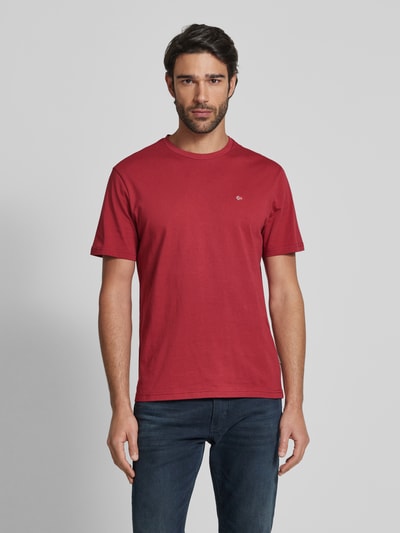 Napapijri T-Shirt mit Label-Stitching Bordeaux 4