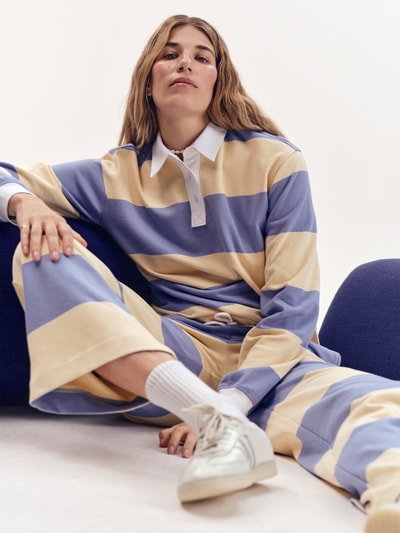 P&C* curated by Veronika Heilbrunner Jersey-Hose mit Streifenmuster Pastellgelb 6