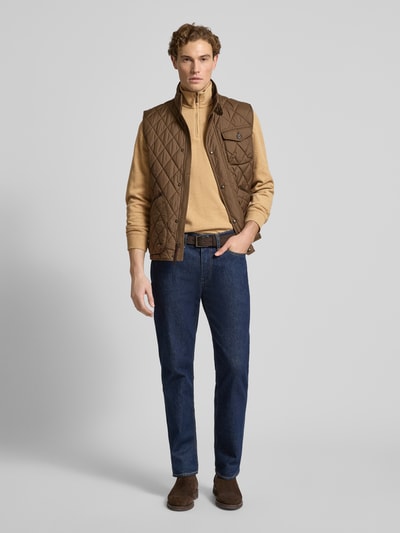 Polo Ralph Lauren Bluza ze stójką Camel melanż 1