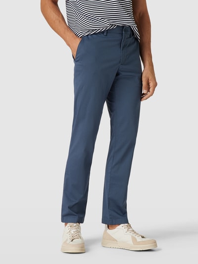 Tommy Hilfiger Straight Fit Chino mit feinem Muster Modell 'DENTON' Blau 4