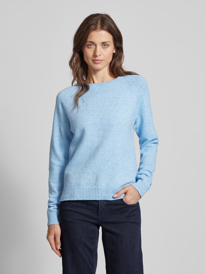 Vero Moda Gebreide pullover met lange mouwen, model 'DOFFY' Blauw - 4