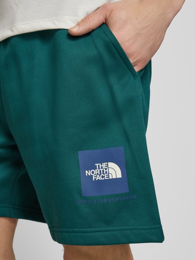 The North Face Regular Fit Sweatshorts mit Label-Print Dunkelgruen 3