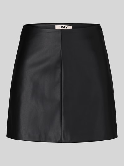 ONLY Regular Fit Mini-Rock in Leder-Optik Modell 'NIELLA' Black 2