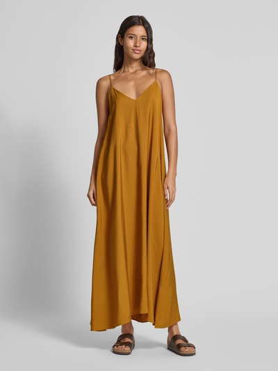 P&C* curated by Anna Schürrle Maxikleid mit verstellbaren Spaghettiträgern Camel 4