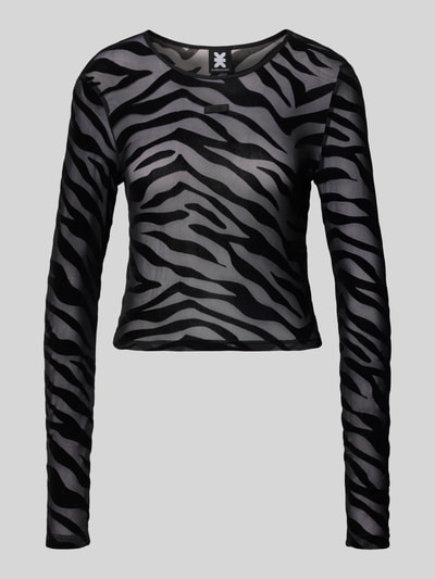 Karo Kauer Longsleeve mit Label-Detail Black 2