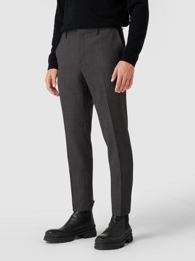 HUGO CLASSIFICATION Slim fit pantalon met stretch Antraciet - 4