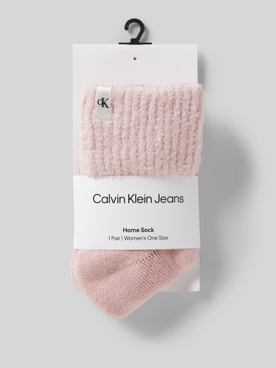 Calvin Klein Jeans Socken mit geripptem Abschluss Rosa 3