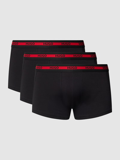 HUGO Nauwsluitende boxershort met logoband Zwart - 2