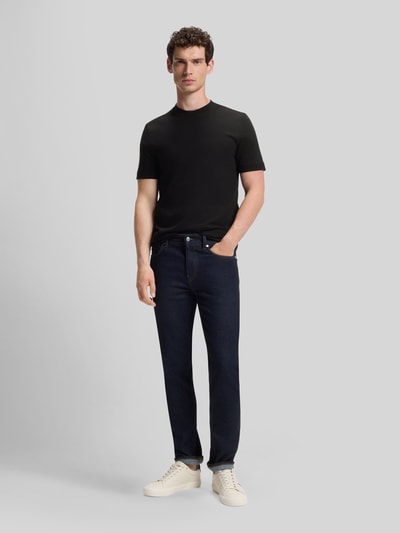BOSS Regular Fit T-Shirt aus reiner Baumwolle Modell 'Thompson 01' Black 1