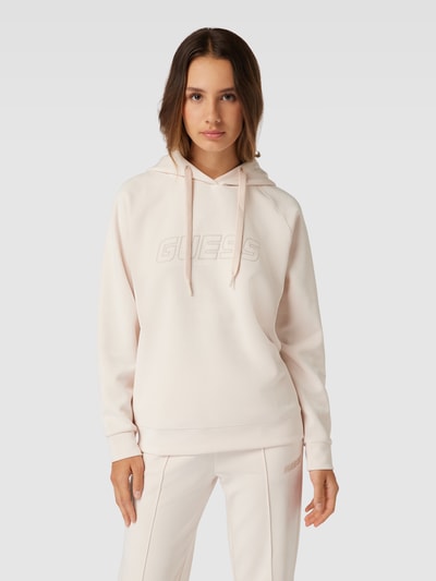 Guess Activewear Hoodie mit Label-Detail Modell 'EUPHEMIA' Sand 4