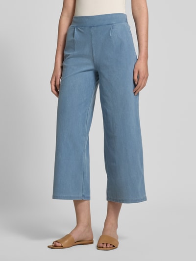 ICHI Culotte mit Eingrifftaschen Modell 'KATE' Jeansblau 4