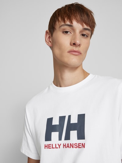 Helly Hansen T-Shirt mit Label-Print Weiss 3