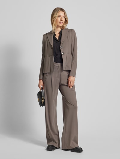 Luisa Cerano Blazer mit Reverskragen Taupe 1