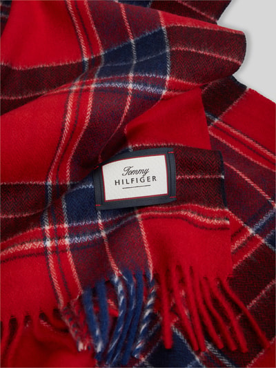 Tommy Hilfiger Schal aus reiner Wolle Rot 2