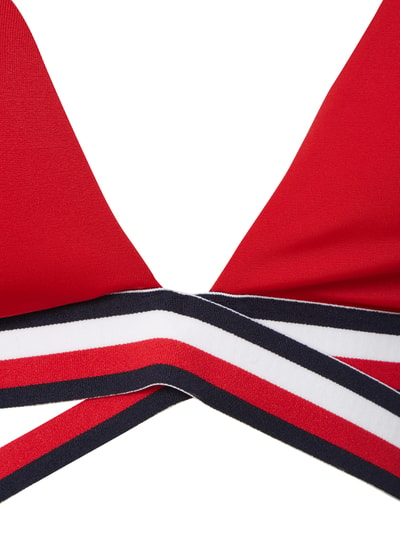 TOMMY HILFIGER Bikini-Oberteil mit Neckholder zum Binden Rot 3