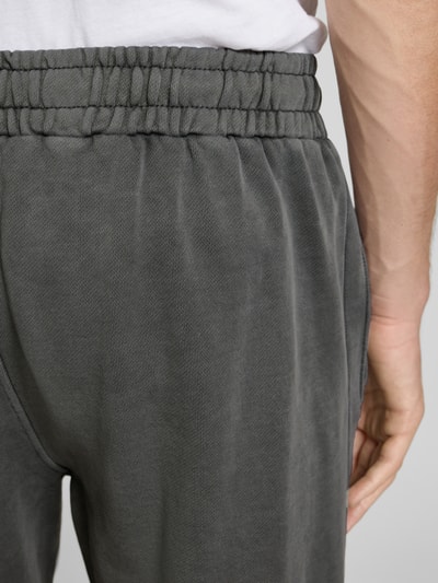 Pegador Tapered fit sweatpants met labelstitching Zwart - 3