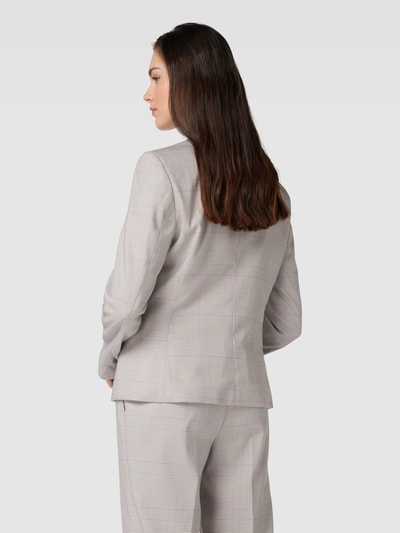 Christian Berg Woman Selection Blazer met glencheck-motief Lichtgrijs - 5