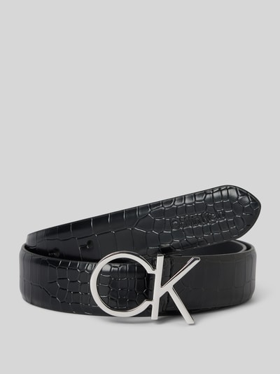 CK Calvin Klein Riem met labelapplicatie en pinsluiting Zwart - 1