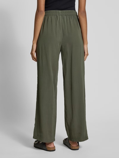 Only Weite Hose aus Viskose-Mix Modell 'ARIS LIFE' Khaki 5