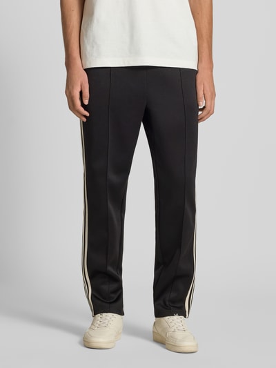 Only & Sons Regular Fit Sweatpants mit Kontraststreifen Modell 'RIBER' Black 4