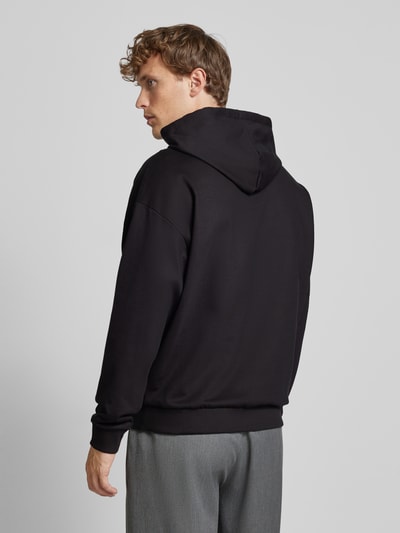 HUGO Hoodie met labelprint, model 'Ditchle' Zwart - 5