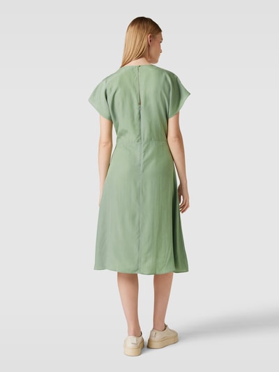 ARMEDANGELS Midikleid aus Lyocell mit V-Ausschnitt Modell 'AALBINE' Schilf 5